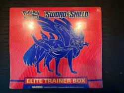 Pokemon TCG Sealed Sword and Shield Set Elite Train Box Unopened - Image 1