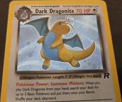 MP Pokemon TCG Dark Dragonite Holo Rare Pokemon Card - Image 2