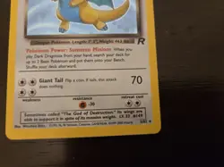 MP Pokemon TCG Dark Dragonite Holo Rare Pokemon Card - Image 4
