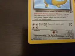 MP Pokemon TCG Dark Dragonite Holo Rare Pokemon Card - Image 5