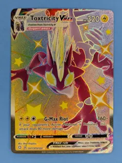Toxtricity VMAX SV113/SV122 Pokemon TCG Shiny Holo Rare Shining Fates: NM - Image 1