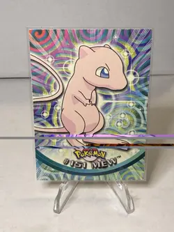 Pokemon Topps 2000 Pokemon Mew #151 TV Animation Series 3 Blue Label Non-Holo - Image 1