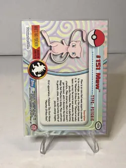 Pokemon Topps 2000 Pokemon Mew #151 TV Animation Series 3 Blue Label Non-Holo - Image 2