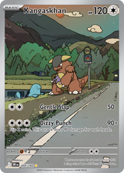 Kangaskhan 204 Destined Rivals Illustration Rare Full Art NM Pokemon TCG - Image 1