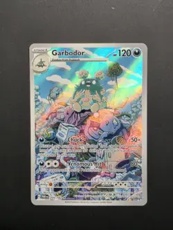 NM-Mint Garbodor - 204/182 - Illustration Rare Pokemon Paradox Rift - Image 1