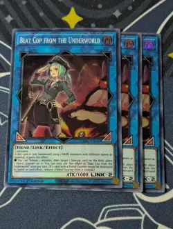 3x Beat Cop from the Underworld (GEIM-EN048) - Super Rare (NM) - Yugioh Playset - Image 1