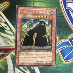 Yugioh! King of the Beasts RGBT-EN086 Secret Rare 1st Edition NM - Image 1