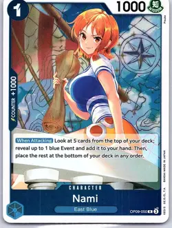 Nami (050) OP09-050 Emperors in the New World - One Piece Card Game - NM - Image 1