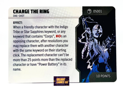 DC Heroclix Charge the Ring #OS001 One Shot Card Lantern Legacy Set - Image 1