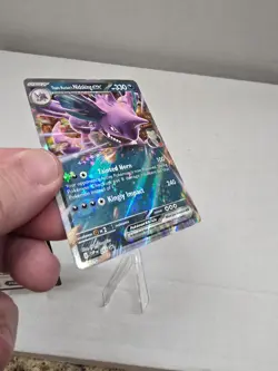 Pokemon TCG: Team Rocket's Nidoking EX SVP 217 Black Star Promo with code card - Image 4