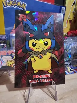 Pokemon Team Rocket Card Database - Pikachu Mega Lucario Poncho Photo Gallery - Image 2