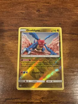 Pokemon TCG Druddigon Card 45/70 Dragon Majesty Reverse Holo NM - Image 1