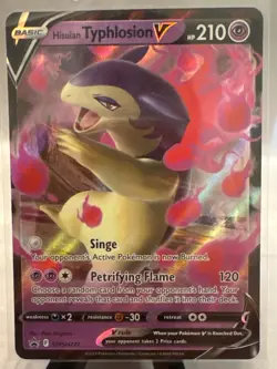 Hisuian Typhlosion V 2022 Pokemon Black Star PROMO #SWSH237 - Divergent Powers - Image 1