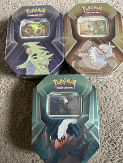 3 new PTCG Triple Whammy Tins (2 Destined Rivals and 1 Journey together in Each) - Image 1