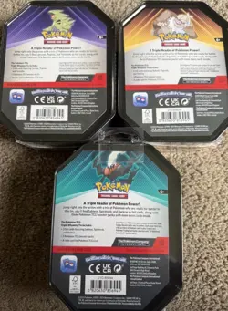 3 new PTCG Triple Whammy Tins (2 Destined Rivals and 1 Journey together in Each) - Image 2