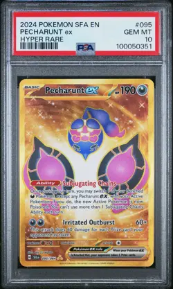 PSA 10 GEM MINT Pecharunt EX 095/064 POKEMON SV: Shrouded Fable :: GOLDIE :: - Image 1