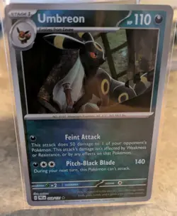 Pokemon Umbreon 059 Master Ball Reverse Holo Prismatic Evolutions M/NM! - Image 1