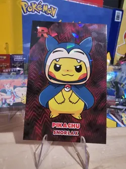 Pokemon Team Rocket Card Database - Pikachu Snorlax Poncho Photo Gallery - Image 1