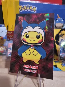 Pokemon Team Rocket Card Database - Pikachu Snorlax Poncho Photo Gallery - Image 3