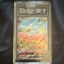 The Pokemon Company Beedrill V Alternate Full Art Holo Ultra Rare 161/189 TAG 9 - Image 1
