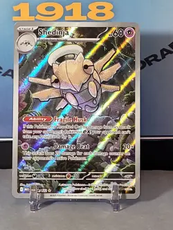 Shedinja 144/132 Illustration Rare Mega Evolution Pokemon Near Mint - Image 1