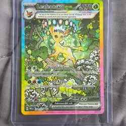 Pokemon Leafeon EX Tera Special Illustration Rare Holo Sv Prismatic 144/131 270… - Image 1