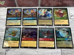 8 Card Mixed Lot of Cold Foil Disney Lorcana - Image 1