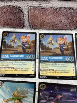 8 Card Mixed Lot of Cold Foil Disney Lorcana - Image 2