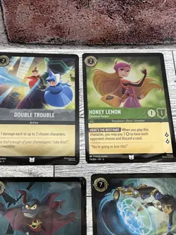 8 Card Mixed Lot of Cold Foil Disney Lorcana - Image 3
