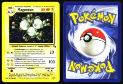 MAGNETON 11/62 HOLO RARE FOSSIL POKEMON UNLIMITED HOLO MP - Image 3