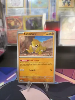 Crimp Error Sandshrew 027/165 Sv: Scarlet & Violet 151 Pokemon TCG - Image 1