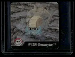 Pokemon Artbox Action Flipz 1999 Series One #72 #138 Omanyte #139 Omastar LP - Image 1