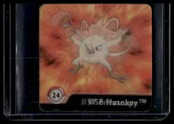 Pokemon Artbox Action Flipz 1999 Series One #24 #56 Mankey #57 Primeape LP - Image 1