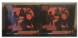 Pokemon Scarlet & Violet Destined Rivals LOT of 2 SEALED ETB Mewtwo Giovanni - Image 1