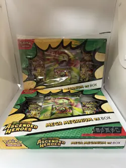 2x Pokemon Mega Evolution Ascended Heroes Mega Meganium EX Box Factory Sealed - Image 1