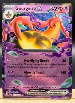 Gourgeist ex 041/086 Double Rare Chaos Rising Pokemon TCG NM - Image 1