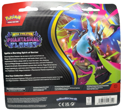 Pokemon Phantasmal Flames - Weavile 3-Pack Booster Blister Factory Sealed - Image 3