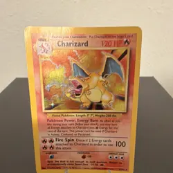 Pokemon TCG Charizard 4/102 Base Set Holo Rare 1999 English 120 HP Stage 2 - Image 1