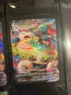 Pokemon TCG Snorlax VMAX Sword & Shield Base Set 142/202 - Image 1