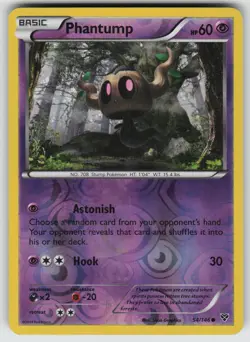 Phantump Reverse Holo Common XY Base Set 54/146 Pokemon - Image 1