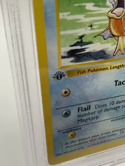 Pokemon Magikarp Base Set Shadowless 1st Edition #35 | PSA 8 | 3D Stamp - Image 2