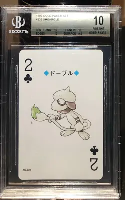BGS 10 pristine pokemon, #235 Smeargle, Gold Poker Set - Image 1