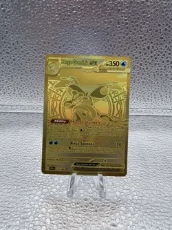 Pokemon TCG GOLD Mega Greninja EX BREAKpoint 122/086 Holo Full Art Secret Rare - Image 1