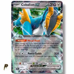 2026 Pokemon Chaos Rising Cobalion ex 064/086 Double Rare Holo NM - Image 1