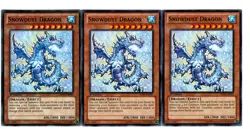 Yugioh- 3X Snowdust Dragon - Common - 1st Edition - ABYR-EN093 - Near Mint - Image 1