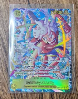 Monkey.D.Luffy EB04-061 Alternate Art Op15 Sec Adventure on Kamis Island MINT - Image 1