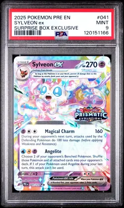 Pokemon Sylveon ex Surprise Box Exclusive Card #041 Mint PSA 9 Mint - Image 1
