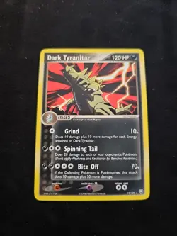 Pokemon Dark Tyranitar Card 19/109 Team Rocket Returns NM - Image 1