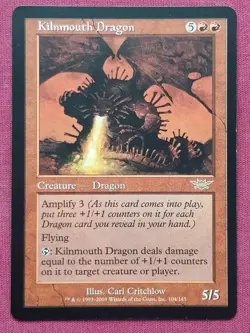 "Kilnmouth Dragon" - Magic The Gathering Card - Legions - Image 1