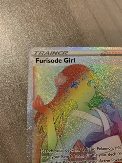 Pokemon Card Furisode Girl 205/195 Silver Tempest Secret Rare - Image 3